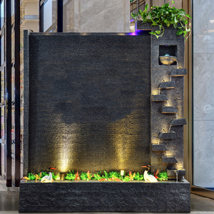 <span class=keywords><strong>Fontaine</strong></span> murale en marbre sculpté à la main de style européen pour la <span class=keywords><strong>d</strong></span>écoration de hall <span class=keywords><strong>d</strong></span>'accueil <span class=keywords><strong>d</strong></span>'hôtel, résistante à l'<span class=keywords><strong>eau</strong></span> et écologique - Product Image 4