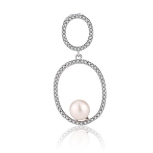 KAMMY 6.5-7mm Meilleure vente de perles d'eau douce naturelles Collier pendentif en argent S925 polyvalent pour enfants et femmes - Product Image 1