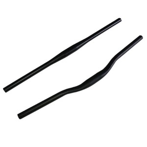 Guidon de VTT en fer 31,8 mm 600 mm, barre plate noire CC-850 pour VTT - Product Image 3