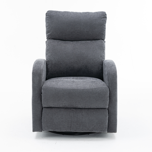 Современное ручное кресло вращающееся кресло-качалка Многофункциональная Мебель для дивана льняная обивка деревянная рама Складная Вращающаяся - Product Image 2