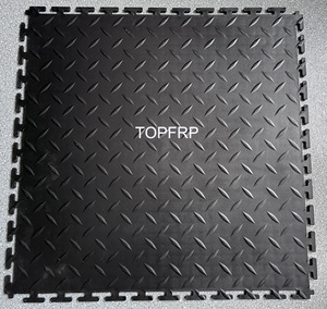 Anti-slip 6mm PVC Garage Floor Tiles, Interlocking PVC Vinyl Flooring, Heavy Duty Warehouse Floor Mat - Product Image 3