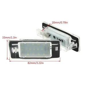 2x Lampe de plaque d'immatriculation LED blanche sans erreur pour <span class=keywords><strong>Opel</strong></span> Vectra C <span class=keywords><strong>Estate</strong></span> 02-08 <span class=keywords><strong>Insignia</strong></span> Tourer Astra Sports Tourer Wagon - Product Image 6