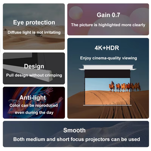Nouvel écran de projection motorisé encastré au plafond ALR intelligent à IA T Prism 2026, amélioré - Product Image 4