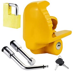 Verrou de <span class=keywords><strong>remorque</strong></span> universel, verrou de boule de remorquage, accessoires pour bateaux et camping-cars, pour remorques de voyage, verrou de remorquage réglable en acier robuste - Product Image 5