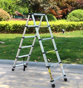 Xách tay nhôm nhanh nhẹn đôi bên Hợp kim nhôm Kính thiên văn mở rộng nền tảng Thang cho ngành công nghiệp sử dụng - Product Image 4