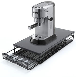 Organizador de Cápsulas de Café <span class=keywords><strong>para</strong></span> Escritorio, Estante de Almacenamiento Extraíble <span class=keywords><strong>para</strong></span> Cocina, <span class=keywords><strong>Base</strong></span> Simple de Hierro <span class=keywords><strong>para</strong></span> <span class=keywords><strong>Cafetera</strong></span> - Product Image 2