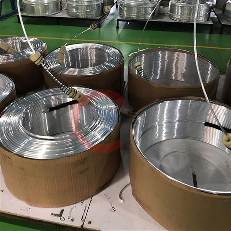 3003 Aluminum Coil Tube Pancake 0.1-12mm Thickness For Air Conditioners