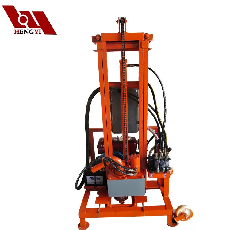 100m deep Small Used Water Bore Well Drilling Machine Prices/ rent water well drilling machine