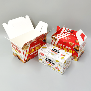 Carpeta de Papel para <span class=keywords><strong>Comida</strong></span> Rápida, Personalizada, Ecológica, Reutilizable, de Grado Alimenticio, con Forro de Esponja, Estilo Coreano, para Hot Dogs, Hamburguesas, Pollo Frito y Sushi - Product Image 3