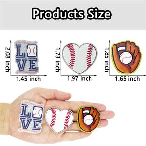 Baseball <b>Bag</b> <b>Charms</b> for Bogg <b>Bag</b> Bling Acrylic Sport <b>Charm</b> for Bogg <b>Bag</b> Accessories Compatible with Simply Southern Beach Tote - Product Image 2