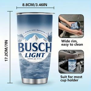 Draagbare 20Oz Roestvrijstalen 304 Dubbelwandige Beker 3d Vlamschedels Ontwerp 3d Bedrukt Metalen Relatiegeschenk Mok Stro Thermisch - Product Image 6