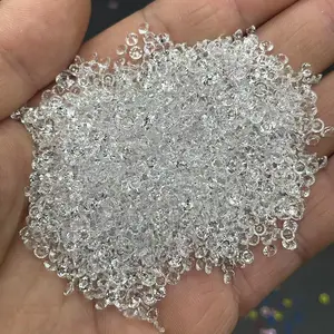 Redondas piedras de cristal para uñas, gemas de resina transparentes, diamantes de imitación planos para bricolaje, 3mm, nuevas