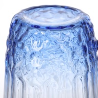 Ensemble de 6 tasses à café réutilisables en verre borosilicate coloré, design moderne fait main, collection Lefu, vente chaude