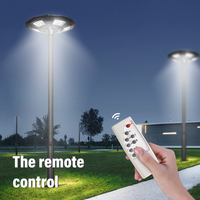 Lampe décorative extérieure Gebosun, étanche IP65, avec détecteur de mouvement, lampadaire solaire LED pour jardin