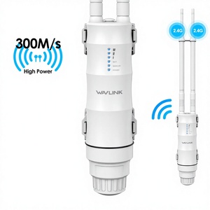 WAVLINK N300 ไวไฟแบบสองย่านความถี่ 2 เสาอากาศ สำหรับภายนอกอาคาร ระยะไกล กำลังส่งสูง ตัวขยายสัญญาณไวไฟไร้สาย  เราเตอร์กำลังส่งสูง ไวไฟภายนอกอาคาร ให้สัญญาณแรง - Product Image 2