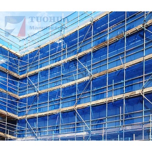 Mono + Mono Dây HDPE Chống Cháy Nhựa Màu Xanh Lá Cây Màu Đen Màu Xanh Giàn Giáo An Toàn Xây Dựng Net - Product Image 3