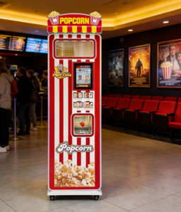 Nouvelle machine à popcorn de cinéma entièrement automatique Naughty Dog Red 220V 1800W - Product Image 1
