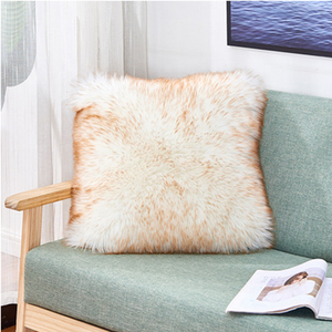Luxury Faux Fur Plush Pillow <strong>Cover</strong> Throw Pillows for Living Room Sofa Custom 45x45 50x50 cm <strong>Rectangular</strong> <strong>Cushions</strong> <strong>Covers</strong> - Product Image 5
