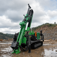 Foreuse de carottage portable à moteur diesel, 1000 m de profondeur, avec système entièrement hydraulique pour un forage rapide de minerai