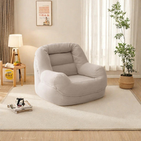 Canapé-lit nuage confortable et moderne pour salon, fauteuil simple de luxe compressé pour chambre à coucher