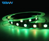 Bande lumineuse LED intelligente USB 5V RVB 60 LEDs/m Télécommande flexible 5050 SMD pour chambre à coucher TV Contrôle d'application IP65