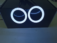 Diffuseur en coton APP Control avec anneaux Halo séquentiels 70mm 80mm Angel Eyes LED New Condition Caractéristiques Chasing Patterns