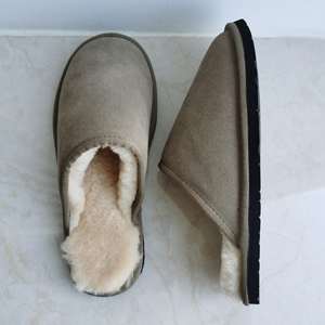 Hot Selling Genuine <strong>Sheepskin</strong> Fur Lined for <strong>Slippers</strong> for <strong>Men</strong> and Women Autumn Indoor EVA Outsole Non-Slippery and New Color - Product Image 5