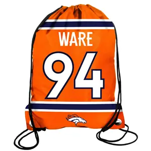 Оптовая продажа на заказ Denver Broncos рюкзак сумка с логотипом команды рюкзак для спортзала