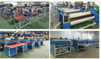 Presse à chaud 4 stations 50x40cm avec alignement laser pour impression DTF sur coton, vinyle, polos, vêtements de sport, manches et sacs