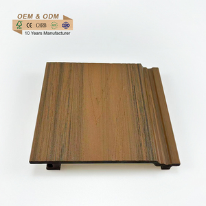 Cao cấp chống nứt WPC Panel Tường Gỗ Kết cấu hạt Interlock hệ thống không thấm nước Ốp cho công viên băng ghế dự bị - Product Image 1