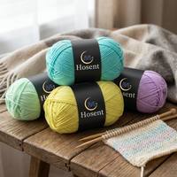 Fil de coton Hosent 16S 60% coton 40% acrylique pour le tricot et le crochet