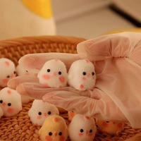 Vente d'usine : Porte-clés Taba Squishy, jouets mignons à presser en TPR pour enfants, mini poussin Kawaii anti-stress pour enfants