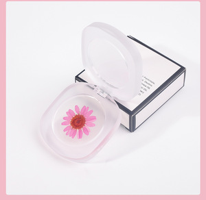 Vegan Makeup Cosmetic Long Lasting Temperature Change <strong>Jelly</strong> Blush Dried Flower <strong>Clear</strong> Lip Cheek Dual Use Tinted Makeup Balm - Product Image 3