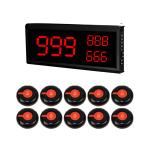 Système d'appel sans fil pour serveurs à 3 groupes, moniteur d'appel pour café et <span class=keywords><strong>restaurant</strong></span>, portée de 500 m, indice de protection IP65 - Product Image 3
