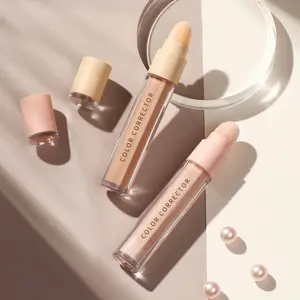 Korektor Warna Kustom Definisi Tinggi Vegan Glazzi Penutup Penuh Pengoreksi Concealer Primer Label Pribadi Concealer Cair