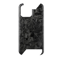 Coque de téléphone portable en Fiber de carbone véritable noir brillant de haute qualité pour iPhone 16 Pro et 16 Pro Max couverture à la mode