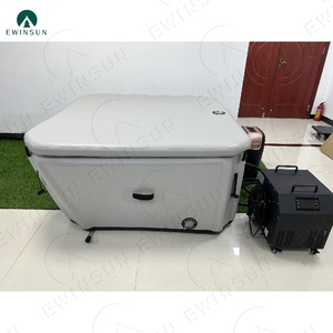 Winsun Design moderno due-in-uno vasca da bagno gonfiabile calda <span class=keywords><strong>e</strong></span> fredda per il recupero del bagno di ghiaccio <span class=keywords><strong>e</strong></span> <span class=keywords><strong>relax</strong></span> <span class=keywords><strong>Spa</strong></span> - Product Image 3