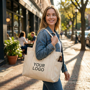 Bolsa <span class=keywords><strong>de</strong></span> Lona Resistente <span class=keywords><strong>de</strong></span> 16 oz con Múltiples Bolsillos y Logotipo Personalizado con Bordado 3D para una Solución Integral <span class=keywords><strong>de</strong></span> <span class=keywords><strong>Marca</strong></span> - Product Image 6