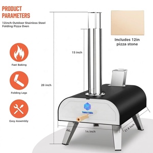 <span class=keywords><strong>Four</strong></span> <span class=keywords><strong>à</strong></span> pizza au gaz portable d'<span class=keywords><strong>extérieur</strong></span> pour restaurant, <span class=keywords><strong>barbecue</strong></span>, pique-nique <span class=keywords><strong>et</strong></span> boulangerie, avec thermostat réglable <span class=keywords><strong>et</strong></span> fonction vapeur - Product Image 2