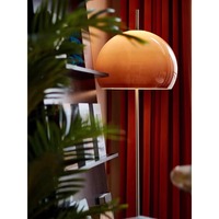 Lampadaire LED en verre de style médiéval rétro pour salon et chambre à coucher, design simple et luxueux, corps en fer, look élégant et original, vente en gros