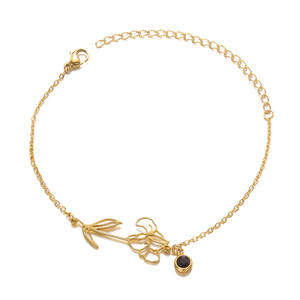 Fashionable 12 Months Flower Birthstone <strong>Bracelet</strong> for Women Girls Gift for <strong>Bestfriend</strong> Mom - Product Image 6