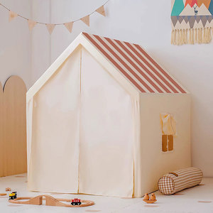 Kids Indoor Large Soft Toy Foldable Princess Play Tent with Mosquito <b>Net</b> Portable Blue Oxford Fabric - Product Image 3