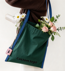 Nouveau sac fourre-tout en toile personnalisé, naturel, extra large, 16 oz, avec poignée en ruban, durable, confortable, options de logo personnalisé pour le shopping - Product Image 1