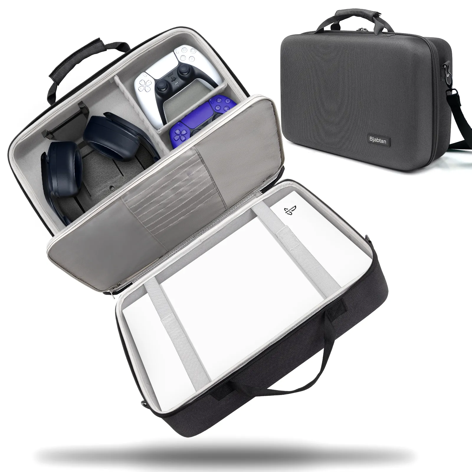 حقيبة تخزين صلبة EVA لحمل ملحقات سوني PS5, حقيبة لحمل ملحقات سوني PS5