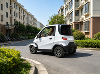 Véhicule électrique EV-GO certifié CEE à 4 roues, charge nominale maximale de 300 kg, autonomie de 45 km, capacité nominale de 2 personnes, direction à gauche, voiture neuve