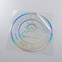 Autocollant de transfert de chaleur transfert personnalisé vinyle autocollant étanche Logo autocollant découpé