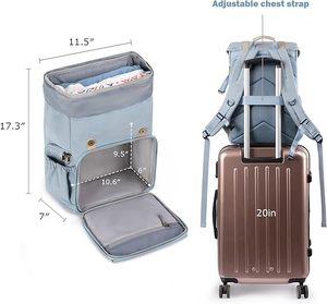 Free sample Rolling Camera <b>Backpack</b>,2-in-1 <b>Convertible</b> Trolley Wheeled Camera Case for DSLR Cameras,Lenses,Extra Large - Product Image 4