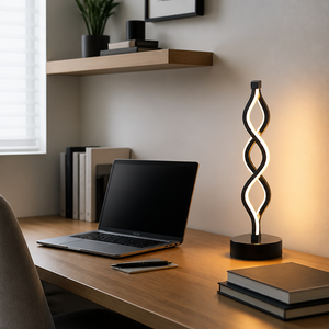 Lampe de bureau LED réglable YONGZE, style moderne et minimaliste, alimentation USB, lumière ambiante flexible, intensité variable, écologique, en aluminium - Product Image 4
