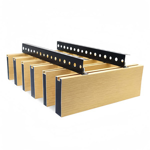 <span class=keywords><strong>Système</strong></span> de plafonds suspendus linéaires en aluminium en forme de <span class=keywords><strong>U</strong></span>, panneaux de plafond linéaires en aluminium, faux plafonds à baffle - Product Image 5