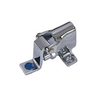 Robinet de cuisine monocommande classique à pédale, en acier inoxydable chromé, avec douchette extractible, pour eau froide, idéal pour hôtels
